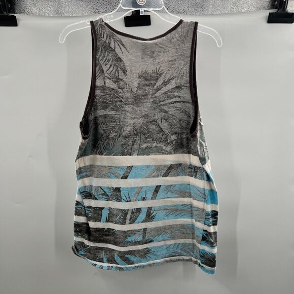 U.S. Apparel Men's St. Augustine Beach Tank Top Gray/Multi Size Small - Picture 5 of 9